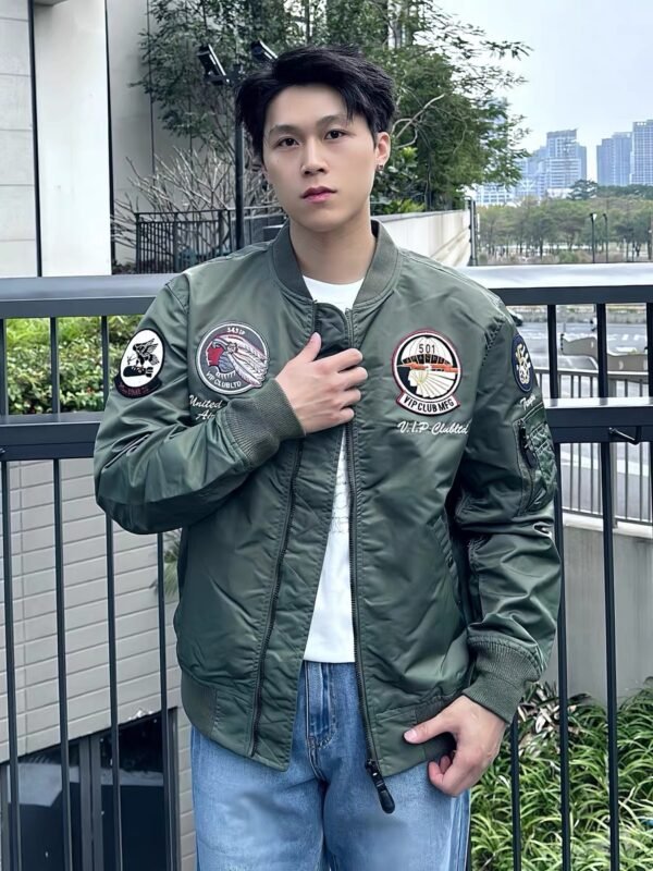 Jacket AirBase Drip – Military Bomber