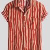 Shirt – Sahara Waves Casual Striped Shirt
