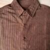 Shirt – Striped Elegance Café Mocha