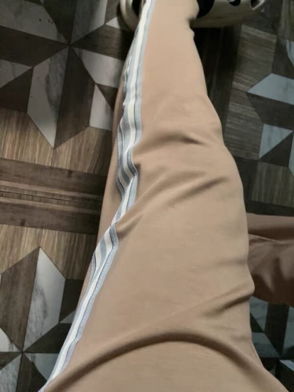 Jogger Pants – White Stripe Streetwear