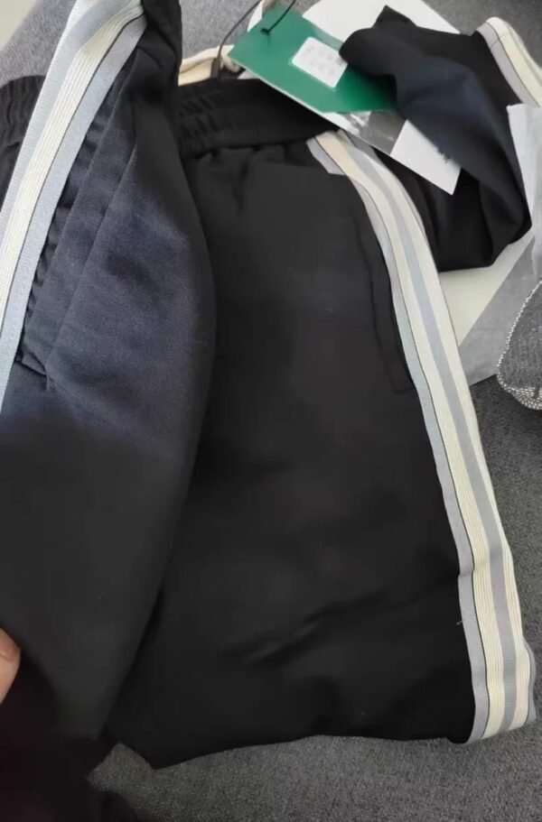 Jogger Pants – White Stripe Streetwear