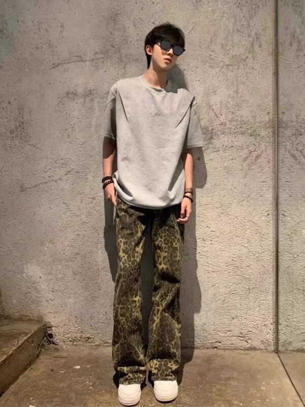 Jeans Oversize – Leopard Streetwear