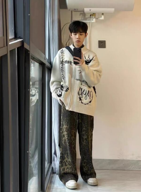 Jeans Oversize – Leopard Streetwear