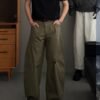 Pants Cream Flow – Unisex Wide-Leg Trousers