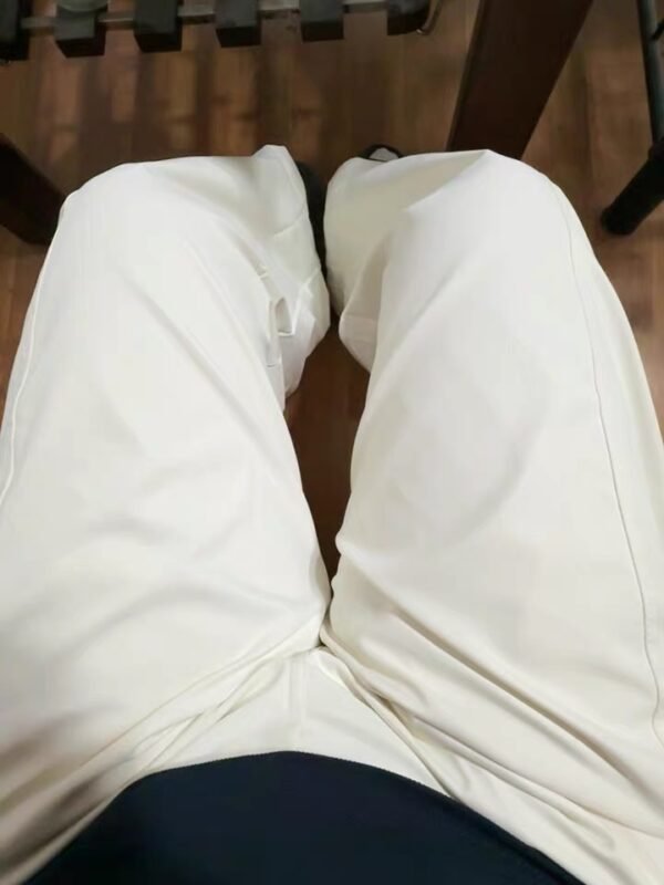 Pants Cream Flow – Unisex Wide-Leg Trousers