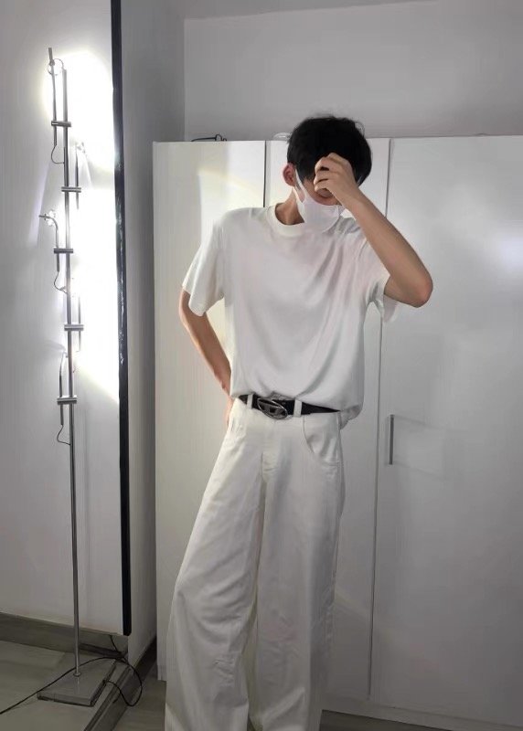 Pants Cream Flow – Unisex Wide-Leg Trousers
