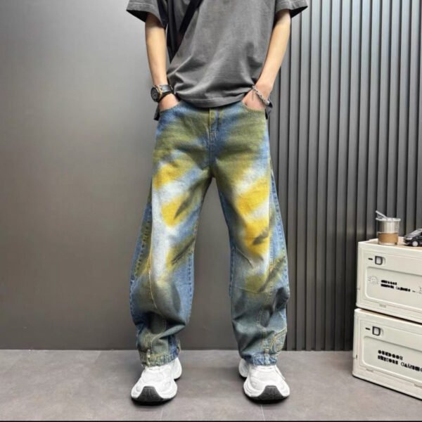 Jeans – Artistic Oversized “Urban Splash”