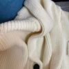Cardigan – Gentleman Knit Elegant Wool-Blend Cardigan