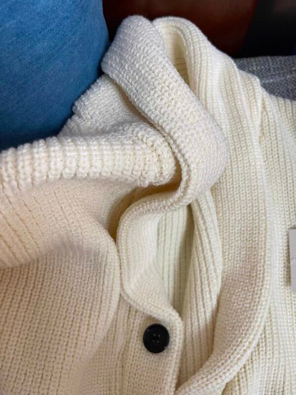 Cardigan – Gentleman Knit Elegant Wool-Blend Cardigan