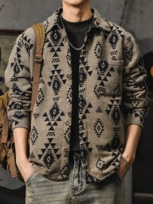 Shirt – Tribal Vibes Ethnic Print Men’s Shirt