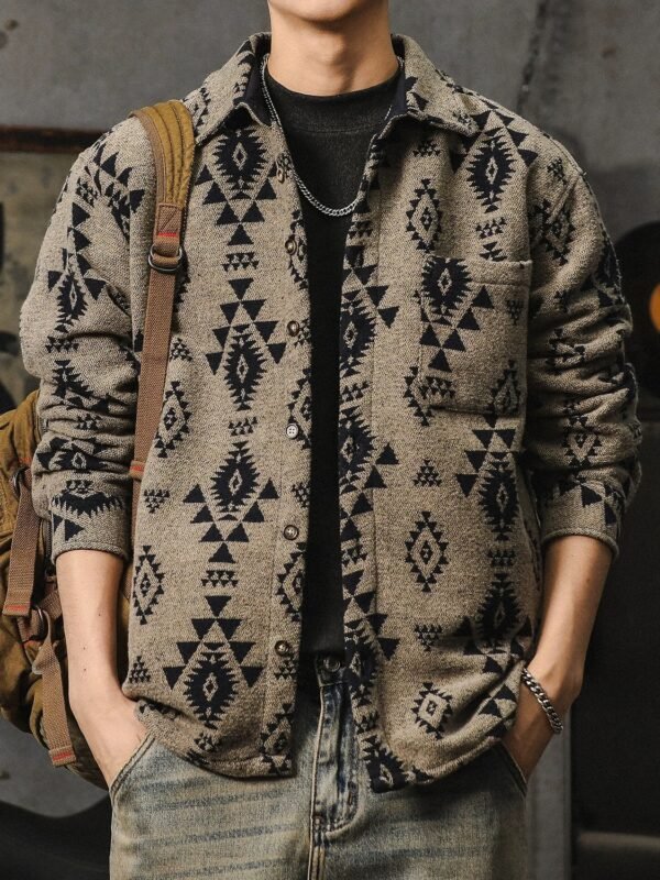 IMG_6805 Shirt – Tribal Vibes Ethnic Print Men’s Shirt