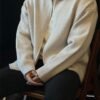 Jacket – Urban Cream Textured Zip Jacket