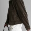 Jacket – Earth Leather Suede Elegant Jacket