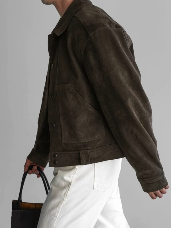 Jacket – Earth Leather Suede Elegant Jacket