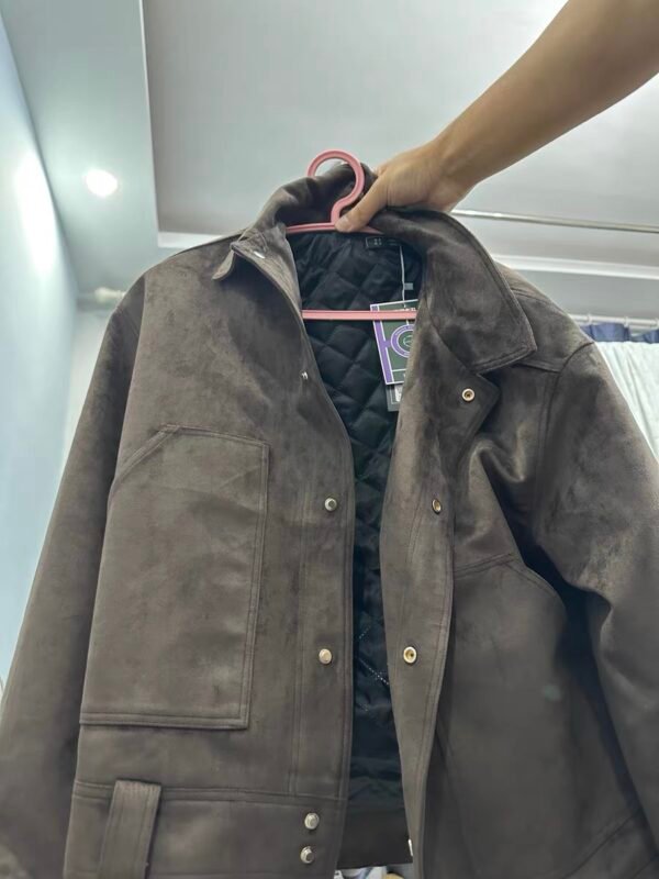 Jacket – Earth Leather Suede Elegant Jacket