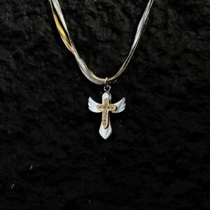 Necklace Guardian Cross – Spiritual Strength Meets Modern Elegance