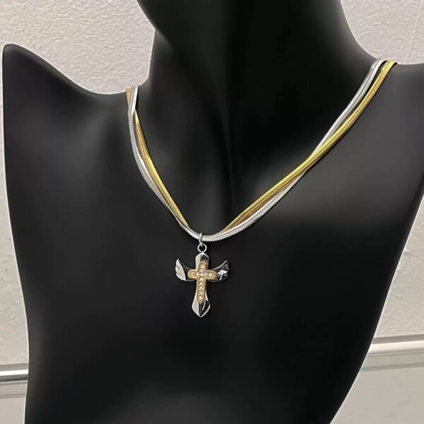 IMG_6912 Necklace Guardian Cross – Spiritual Strength Meets Modern Elegance