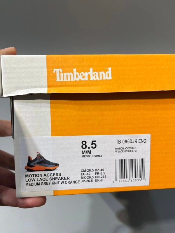 Sneakers Timberland Garrison Trail Low – Medium Grey Knit / Orang