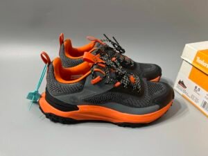 IMG_7045 Sneakers Timberland Garrison Trail Low – Medium Grey Knit / Orang