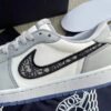 Sneakers – Low-Top Luxury Edition in Grey & White Couture
