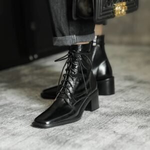 Velvet Storm – Bottine Élégance Noire