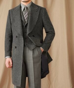 Oxford Heritage – Manteau Prince-de-Galles Camel